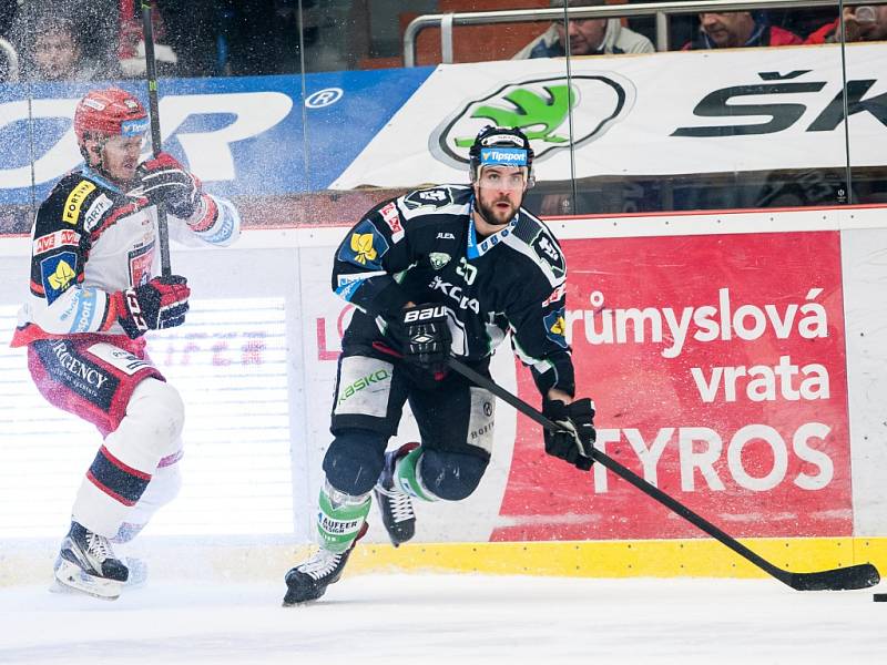 Hokejová extraliga - čtvrtfinále play off: Mountfield HK - BK Mladá Boleslav.