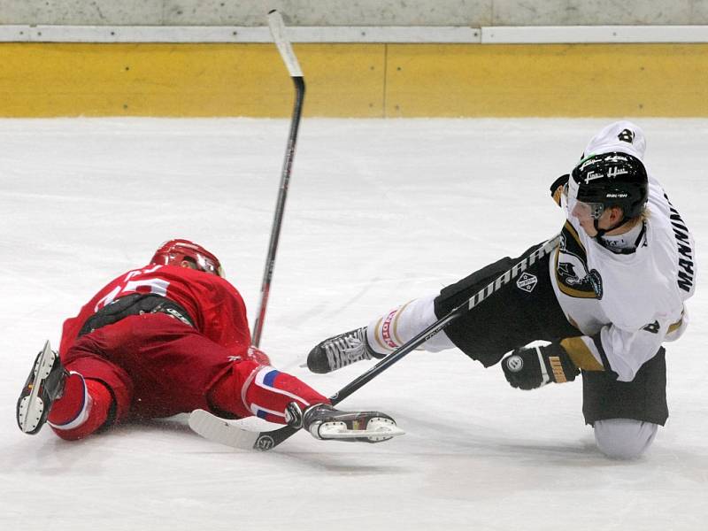 Hokejová European Trophy: Mountfield HK - Kärpät Oulu.