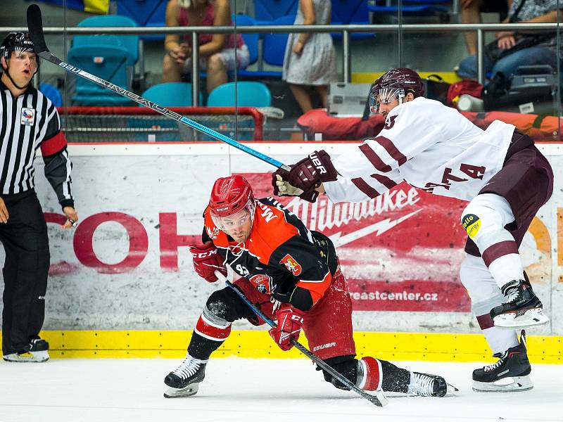 Hokejový Mountfield Cup: Mountfield HK - HC Sparta Praha.