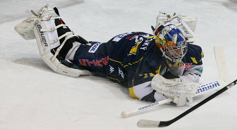 I. hokejová liga: Královští lvi Hradec Králové - HC Slovan Ústečtí lvi.