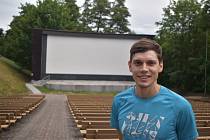 Provozní letního kina Širák Daniel Kučera je s návštěvností spokojený.