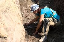 Archeologové při práci v Hradci. Ilustrační snímek