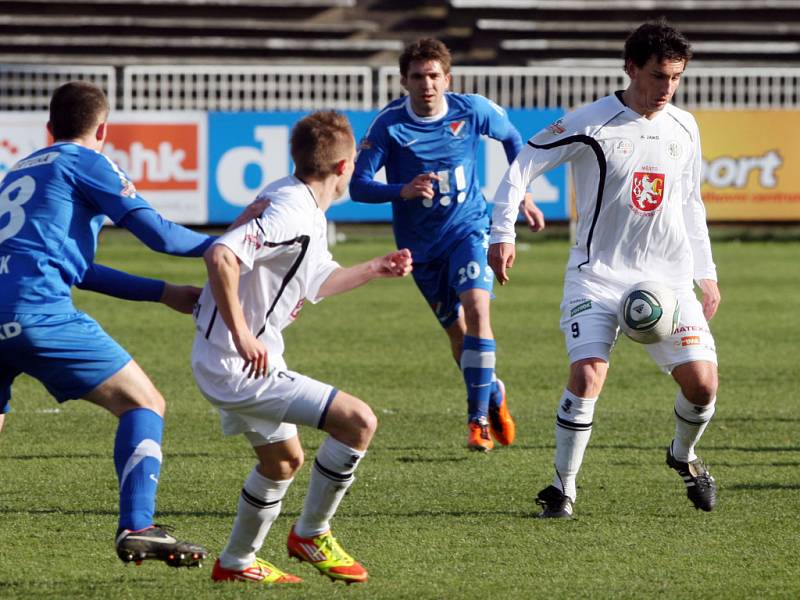 Fotbalová I. Gambrinus liga: FC Hradec Králové - FC Baník Ostrava.