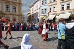 Královna Eliška navštívila Hradec, chystá se ohňostroj