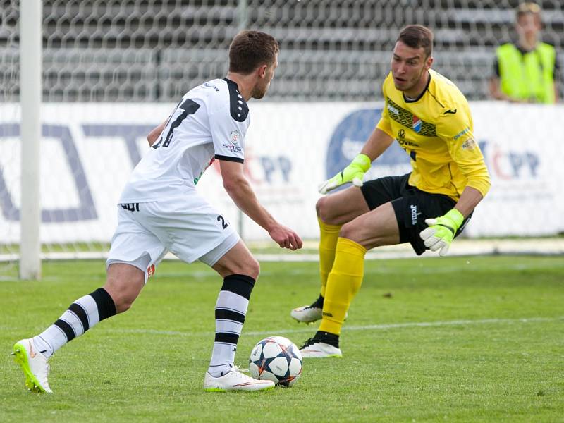 Fotbalová Synot liga: FC Hradec Králové - FC Baník Ostrava.