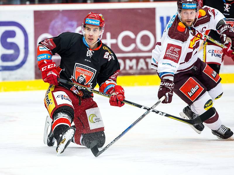 Hokejová extraliga: Mountfield HK - HC Sparta Praha.