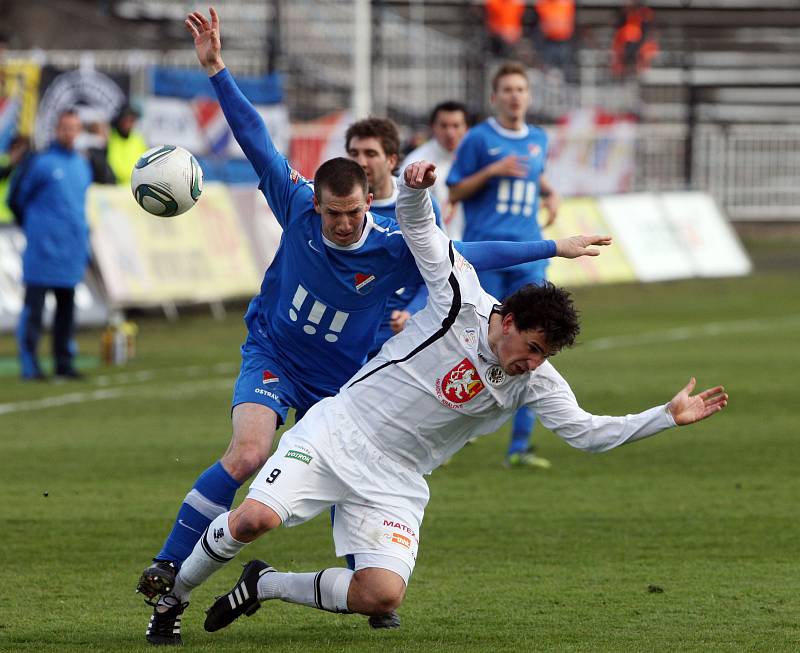 Fotbalová I. Gambrinus liga: FC Hradec Králové - FC Baník Ostrava.