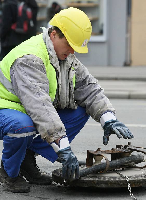 Počátek výstavby obchodního centra Amadeus