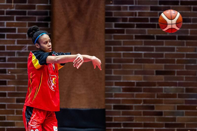 Ženská basketbalová liga: Sokol Nilfisk Hradec Králové - BK Loko Trutnov.