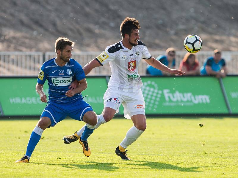 Fotbalová Fortuna národní liga: FC Hradec Králové - FK Ústí nad Labem.