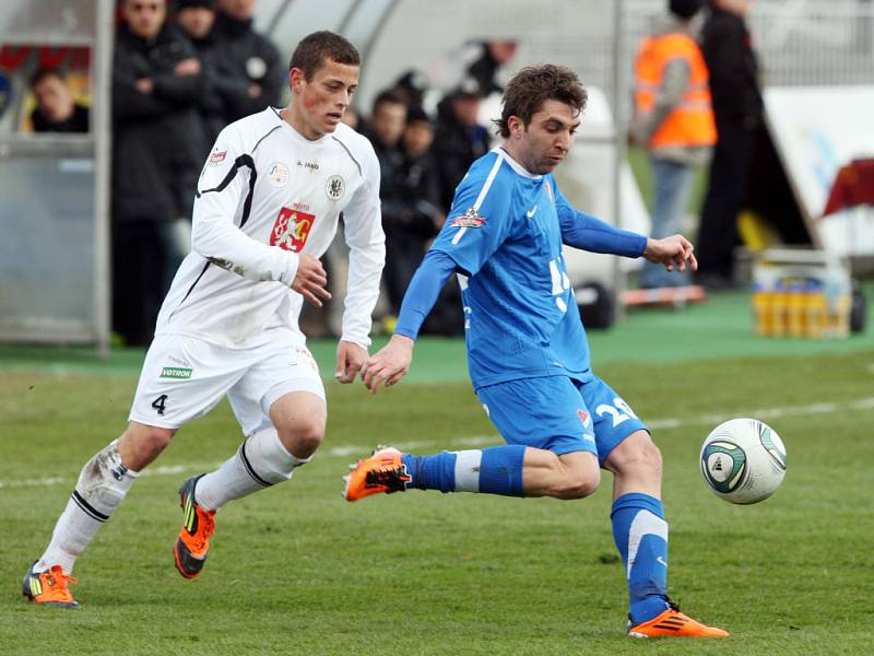 Fotbalová I. Gambrinus liga: FC Hradec Králové - FC Baník Ostrava.