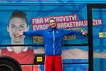 Mediální den s týmem basketbalistek České republiky před mistrovstvím Evropy v Hradci Králové.