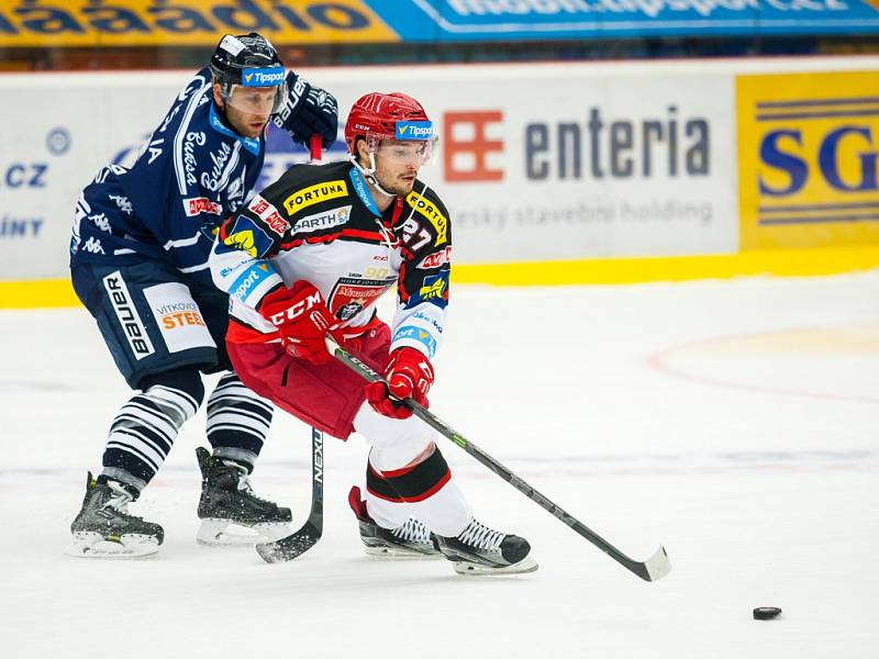 Hokejová extraliga: Mountfield HK - HC Vítkovice Steel.