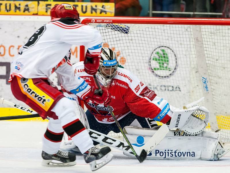 Hokejová extraliga: Mountfield HK - HC Dynamo Pardubice.