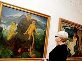 Výstava Sen o ženě, vlasti a umění autorky Augusty Nekolové v hradecké Galerii moderního umění.