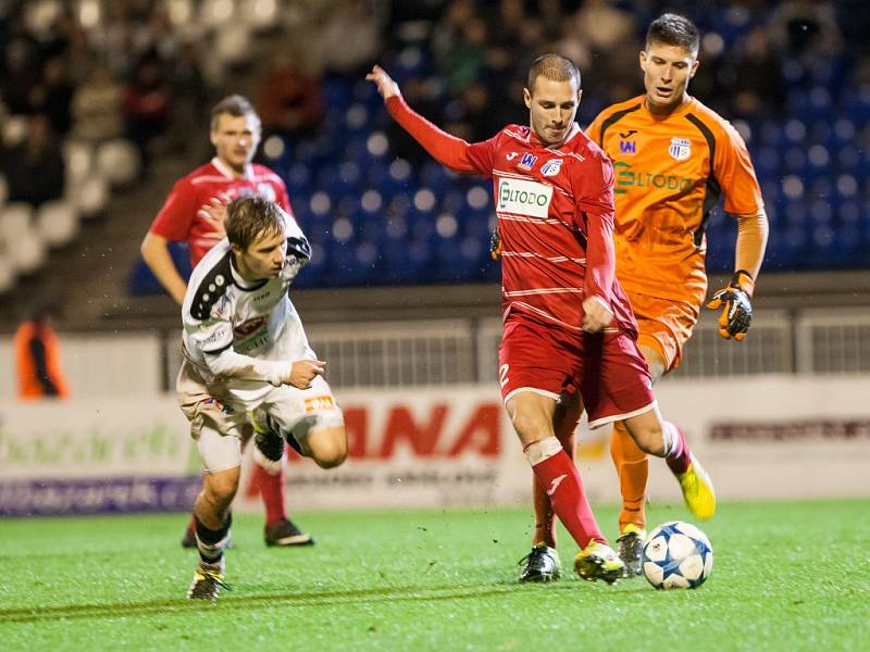 Fotbalová národní liga: FC Hradec Králové - FK Ústí nad Labem.