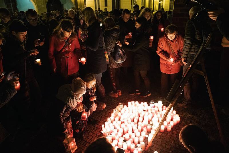 Oslavy 30. výročí od sametové revoluce v Hradci Králové.