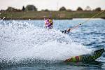 Wakepark na plačické pískovně u Hradce Králové.