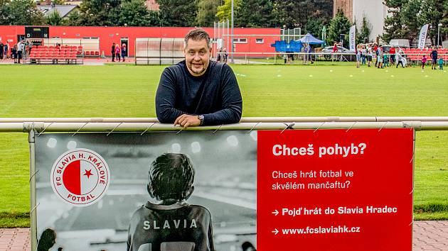 Patrik Hořeňovský, šéf fotbalového klubu FC Slavia Hradec Králové