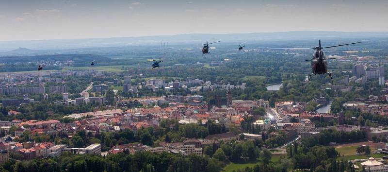 Helicopter Show, Rally Show a Autosalon Show v Hradci Králové.