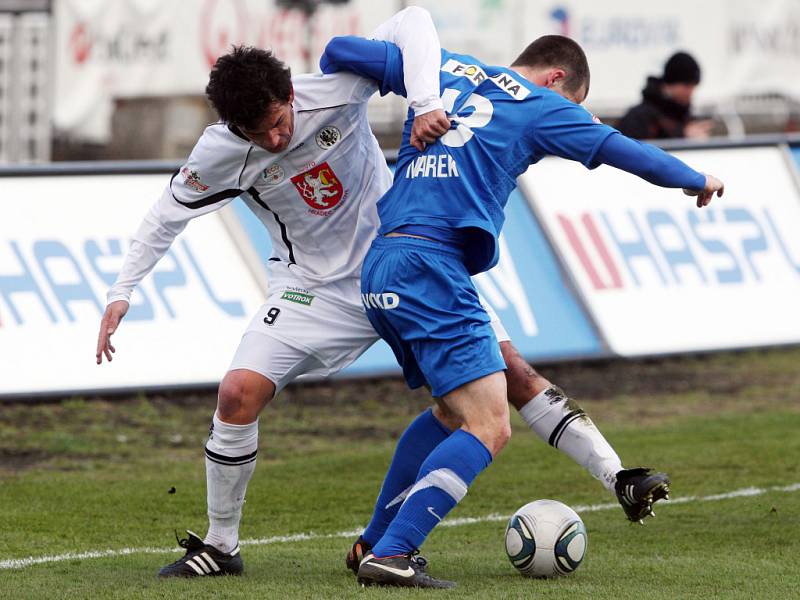 Fotbalová I. Gambrinus liga: FC Hradec Králové - FC Baník Ostrava.