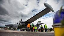 Akce Open Skies for Handicapped na královéhradeckém letišti.