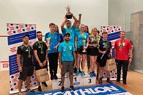 Hradecký oddíl získal dva tituly mistrů ve squashi.