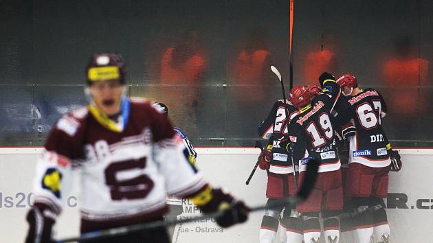 Tipsport extraliga ledního hokeje: Mountfield HK - HC Sparta Praha.