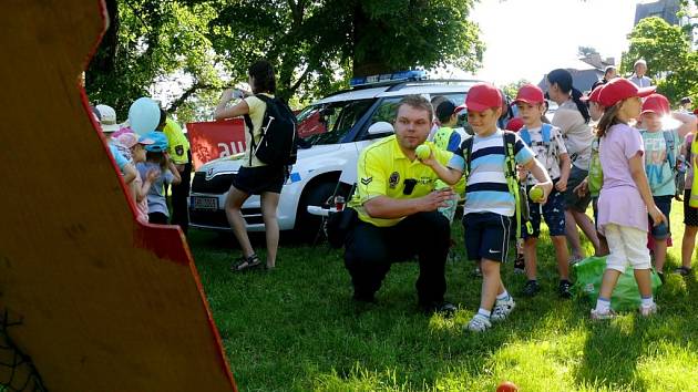 Dětský den pod názvem "Hradec Králové - bezpečné město 2017".