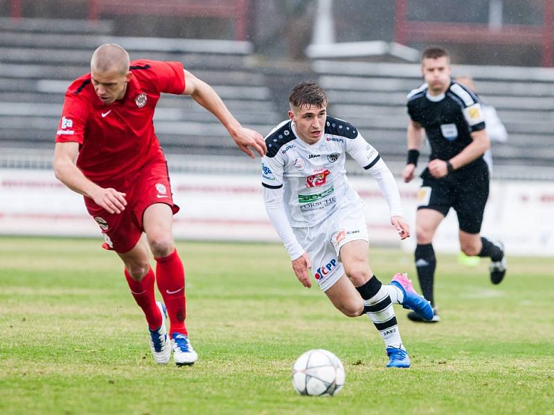 Fotbalová ePojisteni.cz liga: FC Hradec Králové - FC Zbrojovka Brno.