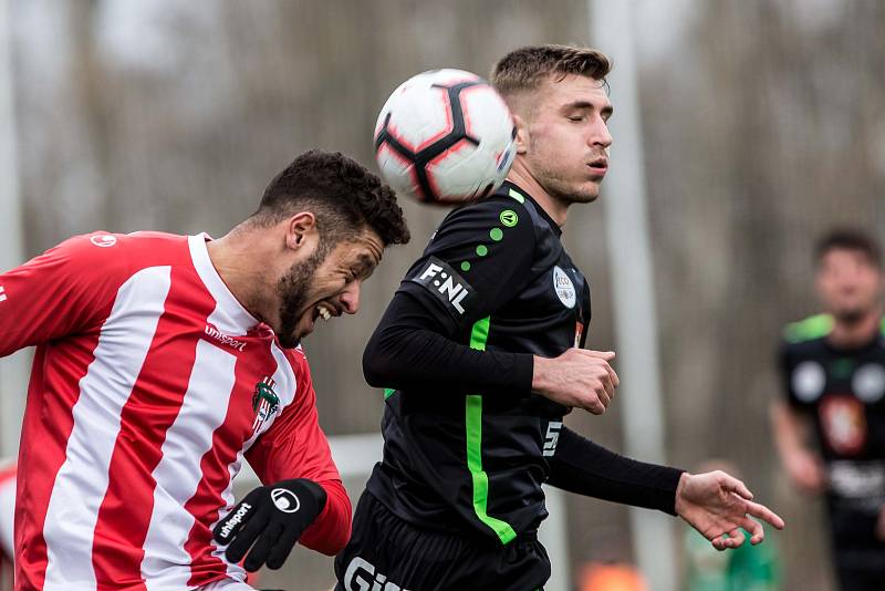 Zimní příprava fotbalistů: FC Hradec Králové - FK Viktoria Žižkov.