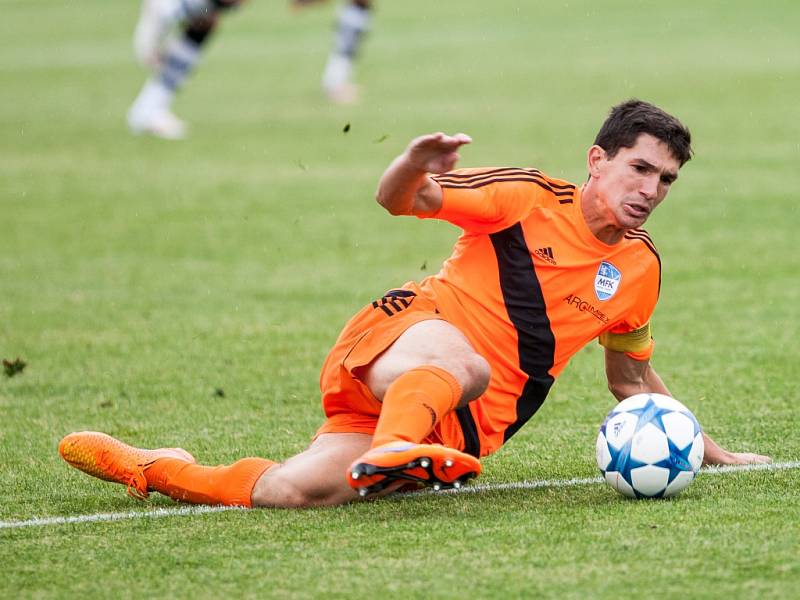 Fotbalová národní liga: FC Hradec Králové - MFK Frýdek-Místek.