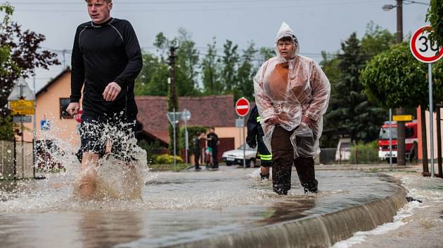 Blesková povodeň na Královéhradecku.