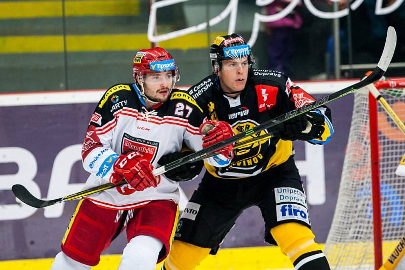 Hokejová extraliga: Mountfield HK - HC Verva Litvínov.