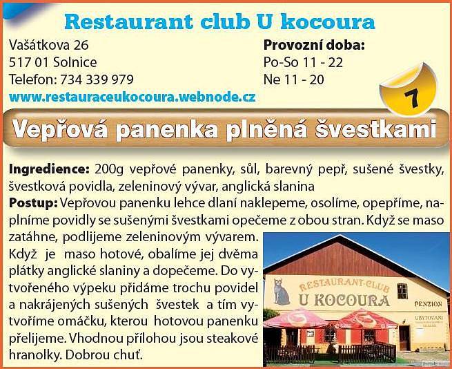 Restaurace a penzion U Zelingerů - RUMPSTEAK „Pana Mazánka“