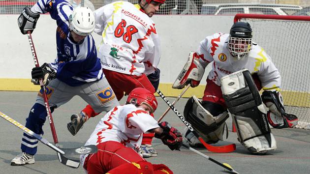 Hokejbal, čtvrtfinále play off: Hradec vs. Ústí nad Labem