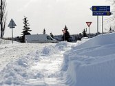 Sněhová kalamita v Královéhradeckém kraji.
