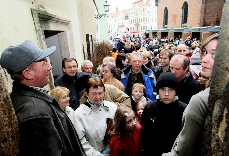 Slavnostní otevření Bílé věže v historické  části Hradce Králové.