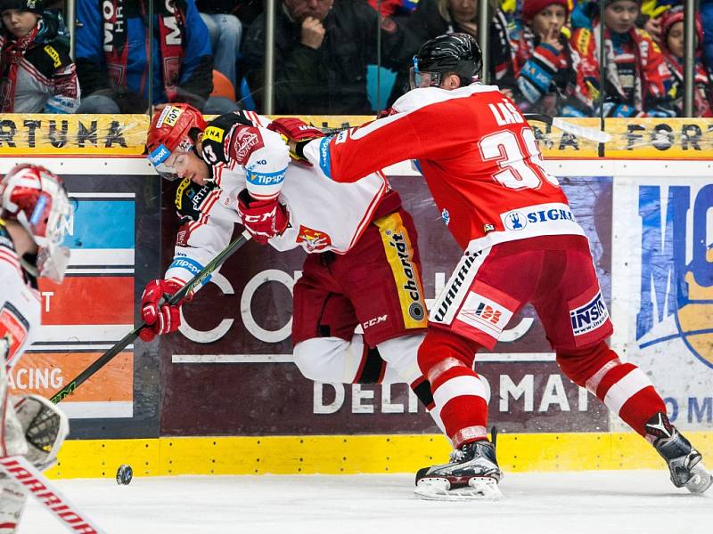 Hokejová extraliga: Mountfield HK - HC Olomouc.