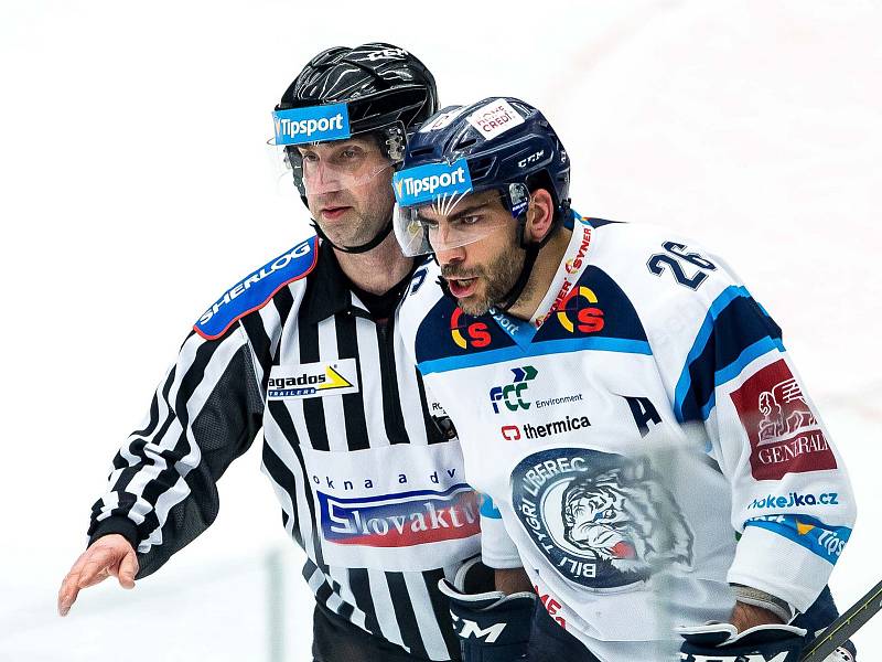 Generali play off hokejové Tipsport extraligy - 2. čtvrtfinále: Mountfield HK - Bílí Tygři Liberec.