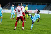 ČFL, skupina B: Ústí nad Labem (modří) - Chlumec nad Cidlinou.