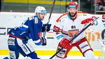 Čtvrtfinále play off hokejové extraligy: Mountfield HK - HC Kometa Brno.