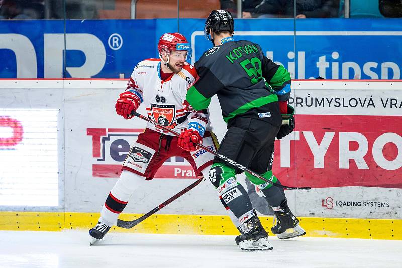 Hokejová extraliga: Mountfield HK - BK Mladá Boleslav.