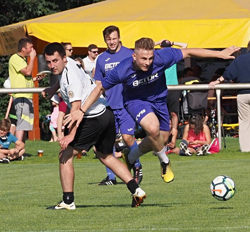 Charitativní exhibiční utkání ve fotbale: FC Nový Hradec Králové - Mountfield HK.