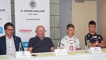 Zástupci FC Hradec Králové na předsezonní tiskové konferenci.