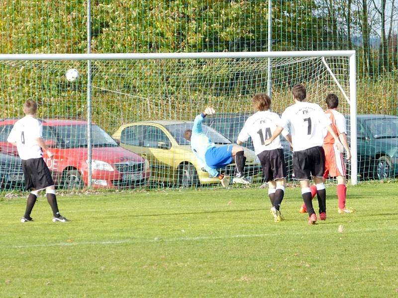 Krajská fotbalová I. A třída: TJ Start ZD Ohnišov - FK Vysoká nad Labem.