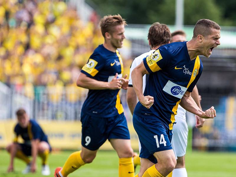 Fotbalová Fortuna národní liga: FC Hradec Králové - SFC Opava.