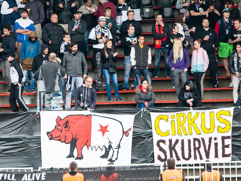 Fotbalová Synot liga: FC Hradec Králové - SK Slavia Praha.