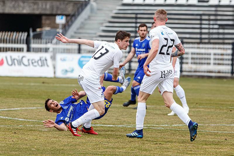 Fotbalová FORTUNA:NÁRODNÍ LIGA: FC Hradec Králové - FC Vysočina Jihlava.