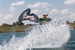 Wakepark na plačické pískovně u Hradce Králové.